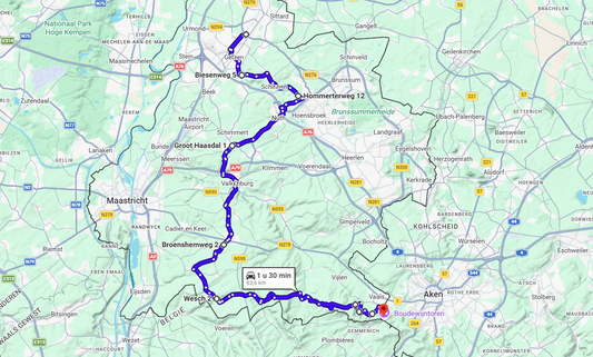 Zuid-Limburg Heuvelroute Sittard Drielandenpunt